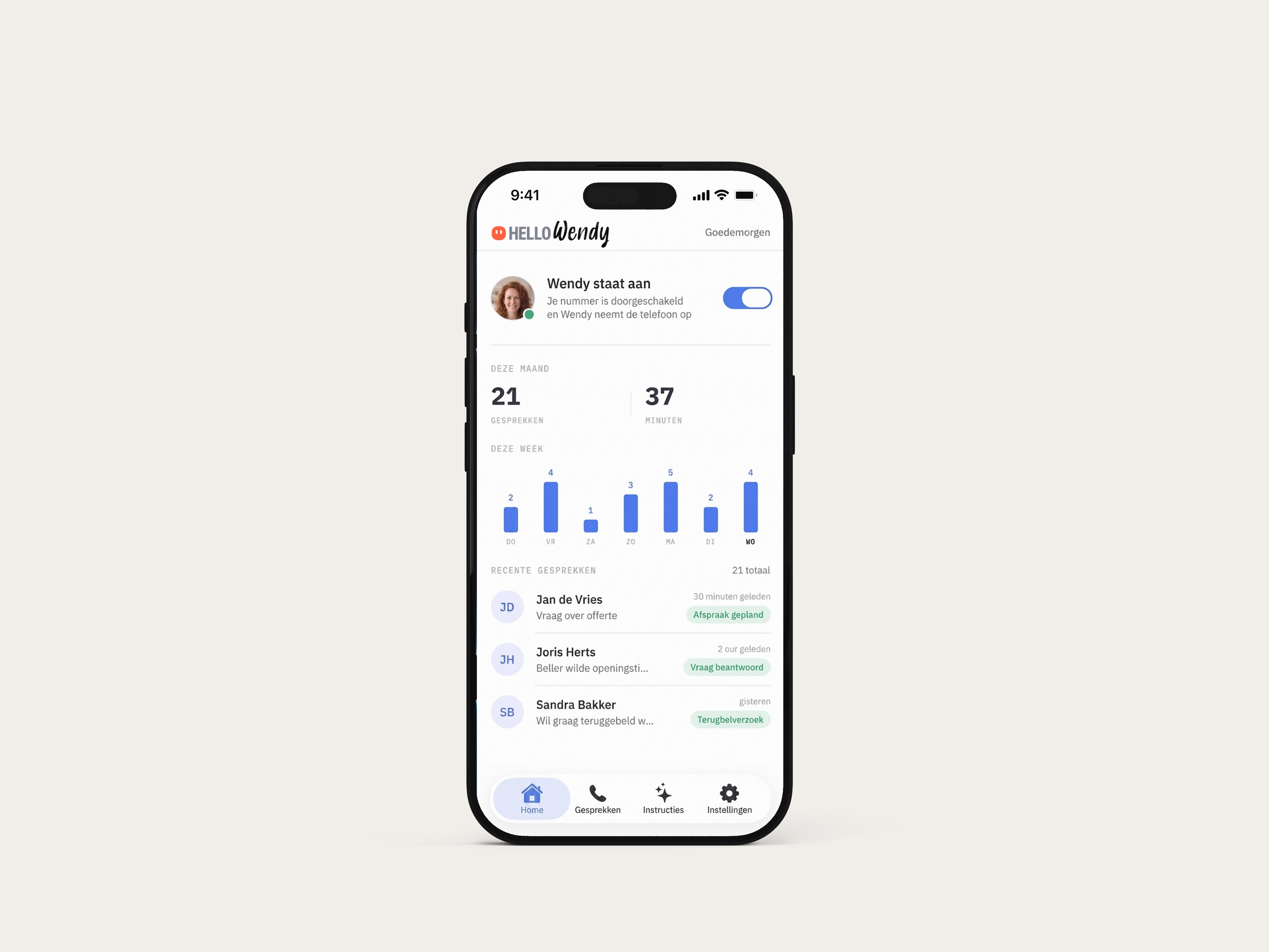 Mockup van Hello Wendy — Mockup 01